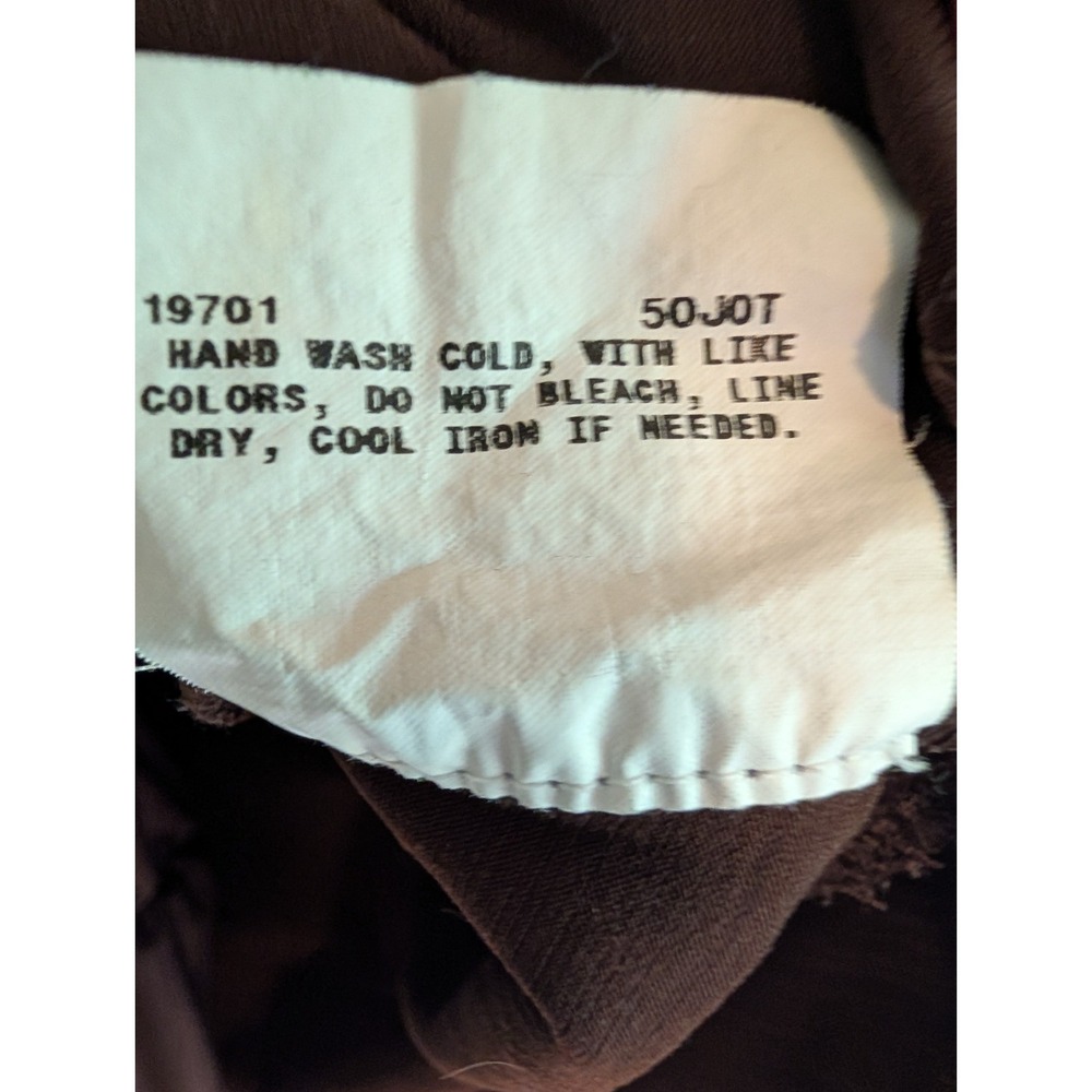 Vintage Y2K 90s Wrap Top Size S Romantic Sexy Chocolate Brown B Wear Byer Cali - Picture 12 of 12
